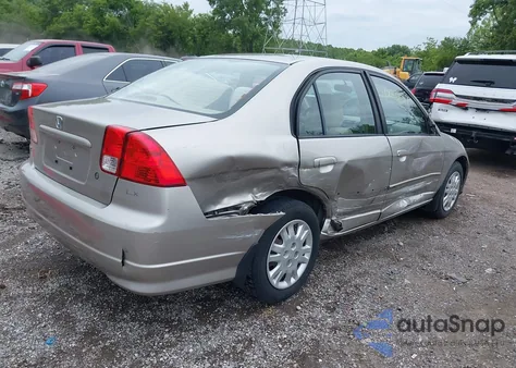 2004 Honda Civic Lx из США, поврежденный, VIN 1HGES15594L009778